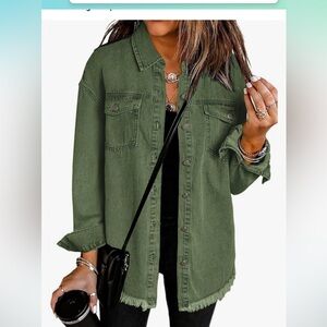 Womans Brand New  Jacket Dark Green